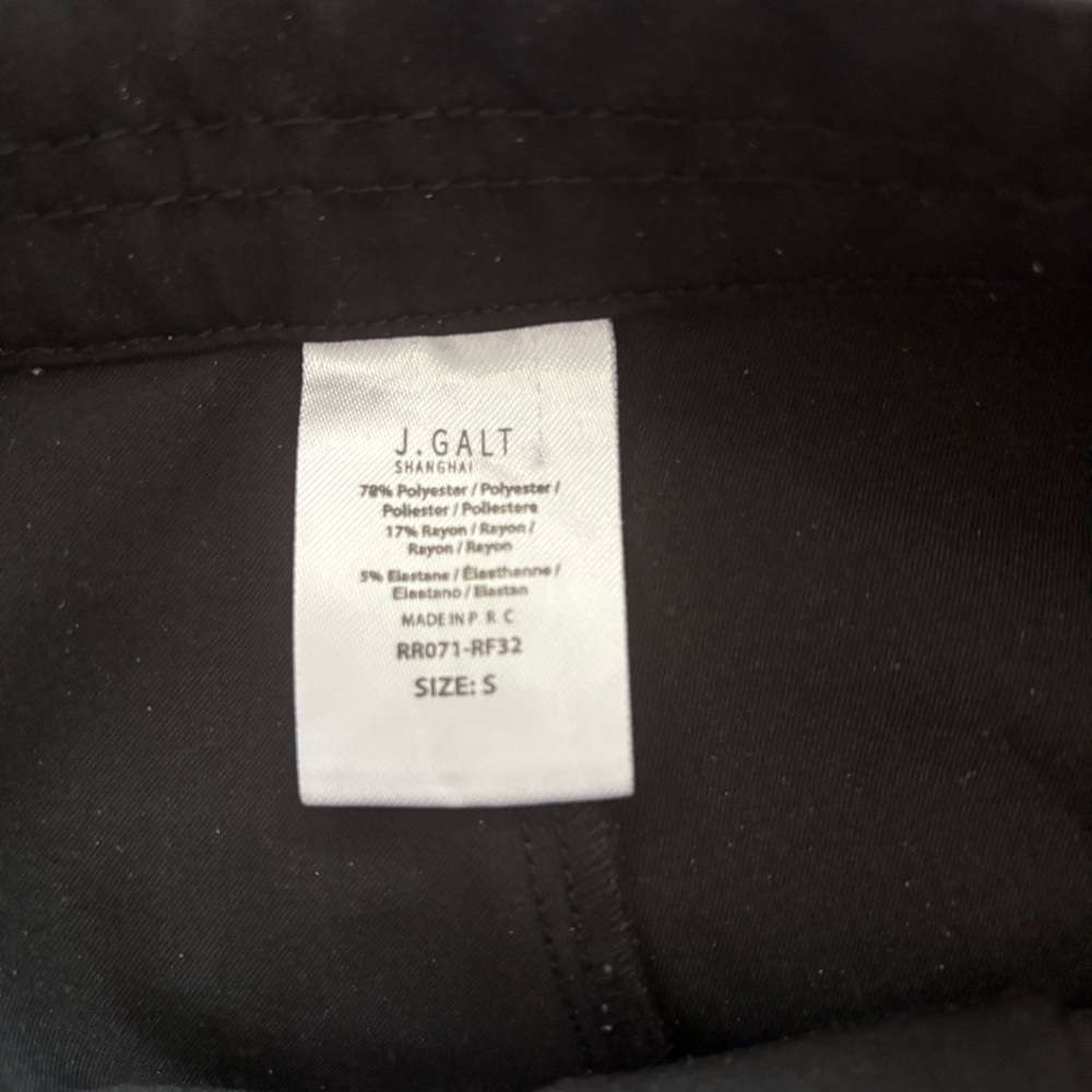 J.Galt Black Wide-Leg High-Waisted Pants - Picture 7 of 8